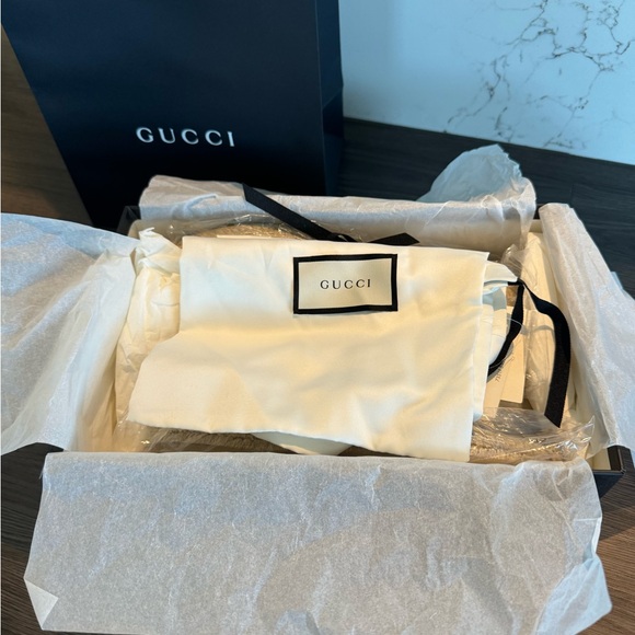 Brand New Gucci GG Canvas Leather Mystic White Espadrilles 39 - Picture 10 of 12